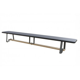 Скамья гимнастическая мягкая 2,5м, ножки металлические